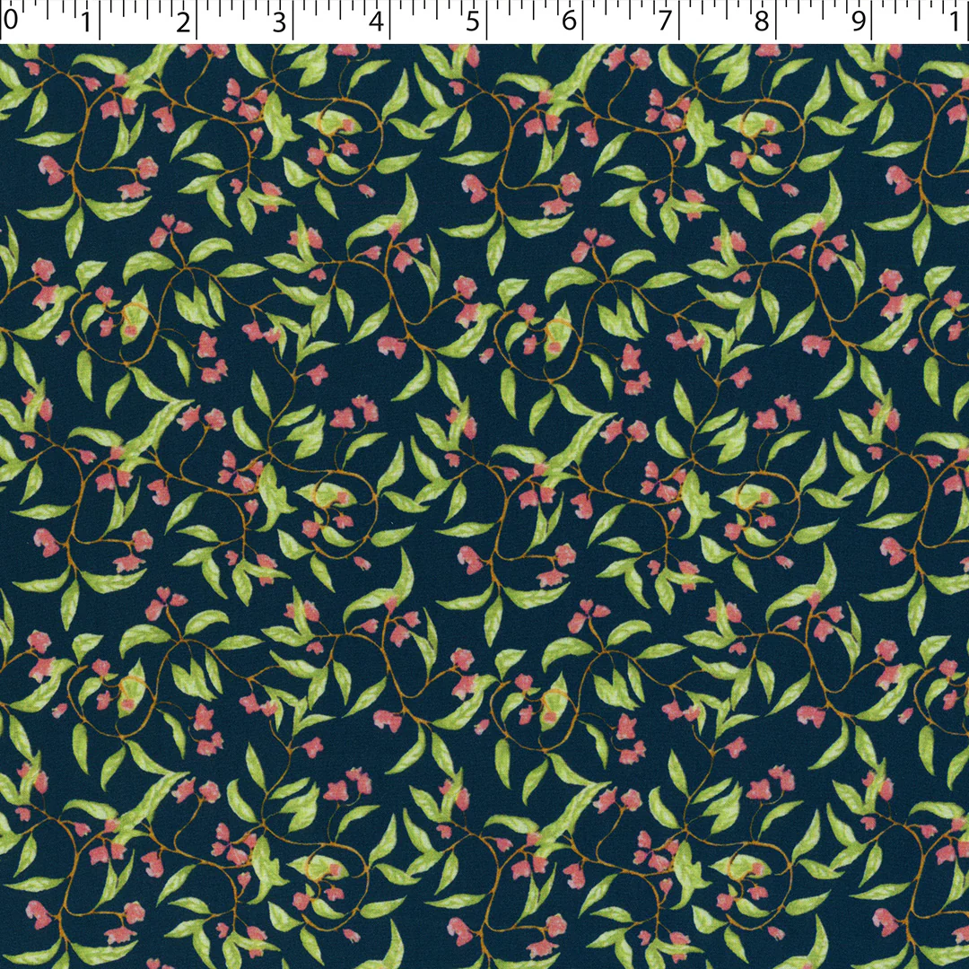 MILA COLLECTION-RAYON POPLIN PRINTS-VINEY FLORAL