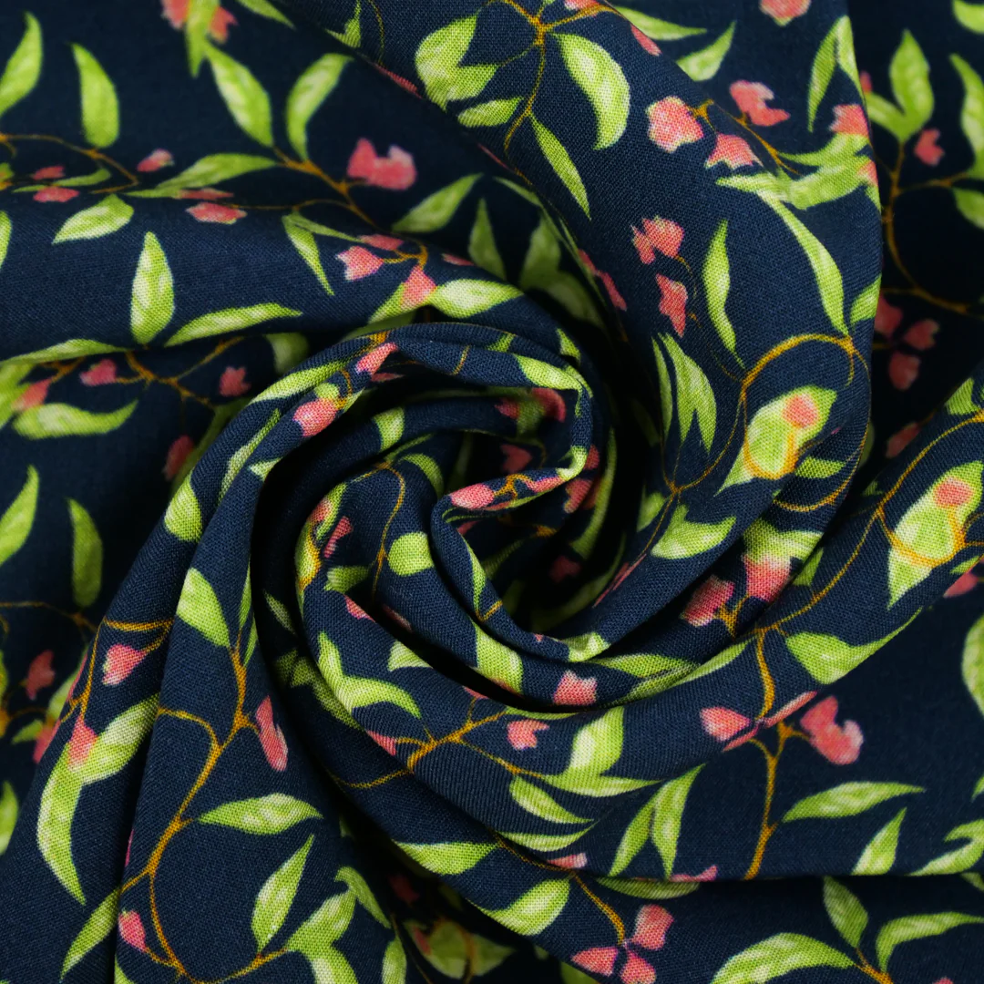 MILA COLLECTION-RAYON POPLIN PRINTS-VINEY FLORAL - Image 2