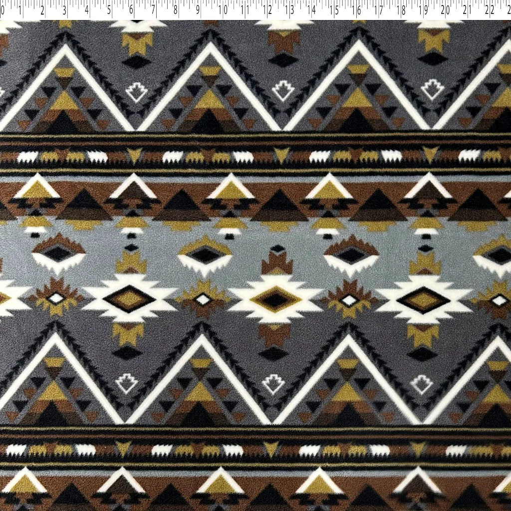 MOUNTAIN FLEECE PRINTS - AZTEC STRIPE
