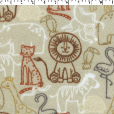 MOUNTAIN FLEECE PRINTS BABY - ZOO PALS - Image 3