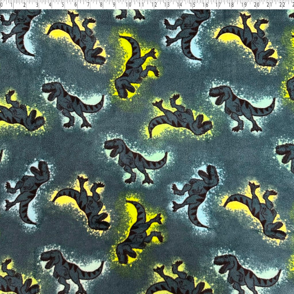 MOUNTAIN FLEECE PRINTS - T REX - Image 2