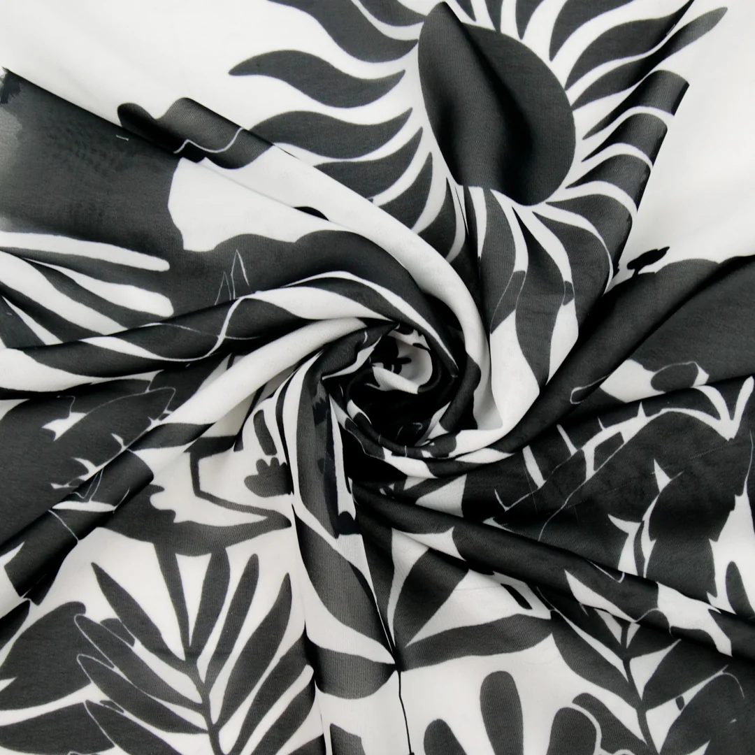 MUSE COLLECTION - CHIFFON PRINTS - SCENIC RESORT BORDER - Image 3