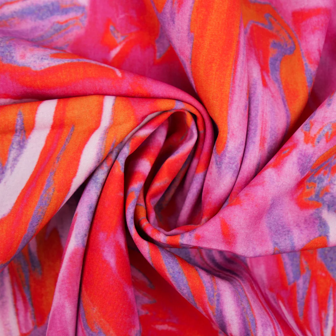 SOPHIE-COLLECTION-POLYESTER PRINTS-ABSTRACT LEAVES - Image 2