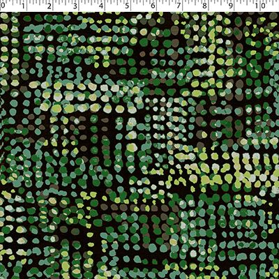 VERDE - MESH PRINTS - IRREGULAR DOTS